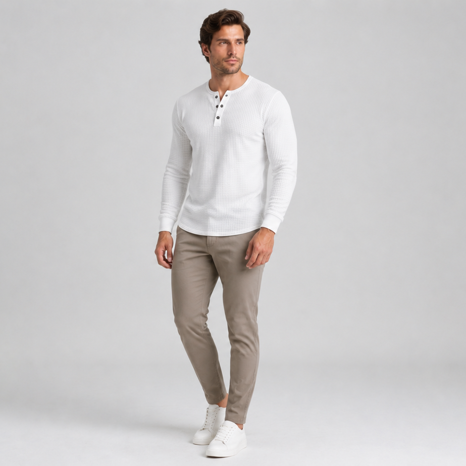Men's Casual Long Sleeve Tee