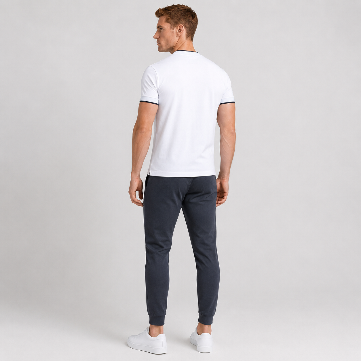 Men's Everyday Striped Polo Shirt