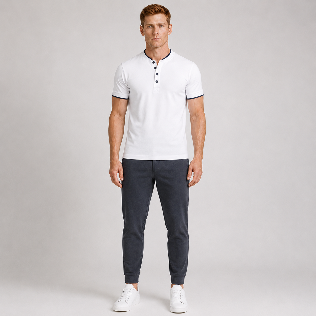 Men's Everyday Striped Polo Shirt