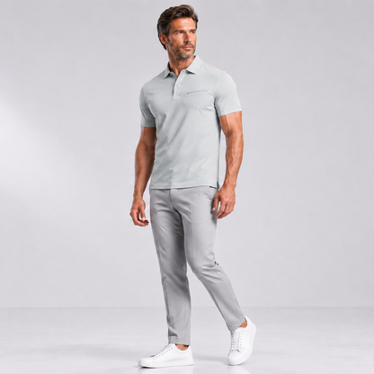 Men's Performance Zip Polo
