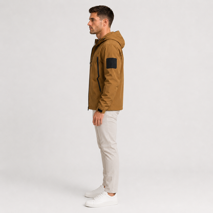 Men's Lightweight Hooded Windbreaker