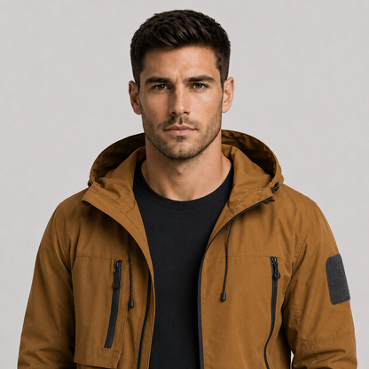 Men's Lightweight Hooded Windbreaker