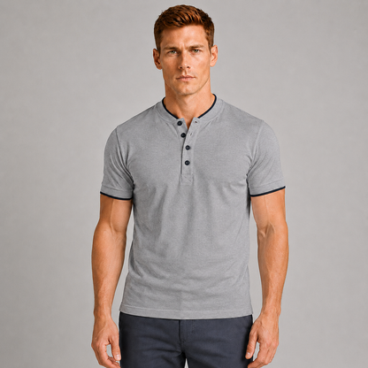 Men's Everyday Striped Polo Shirt