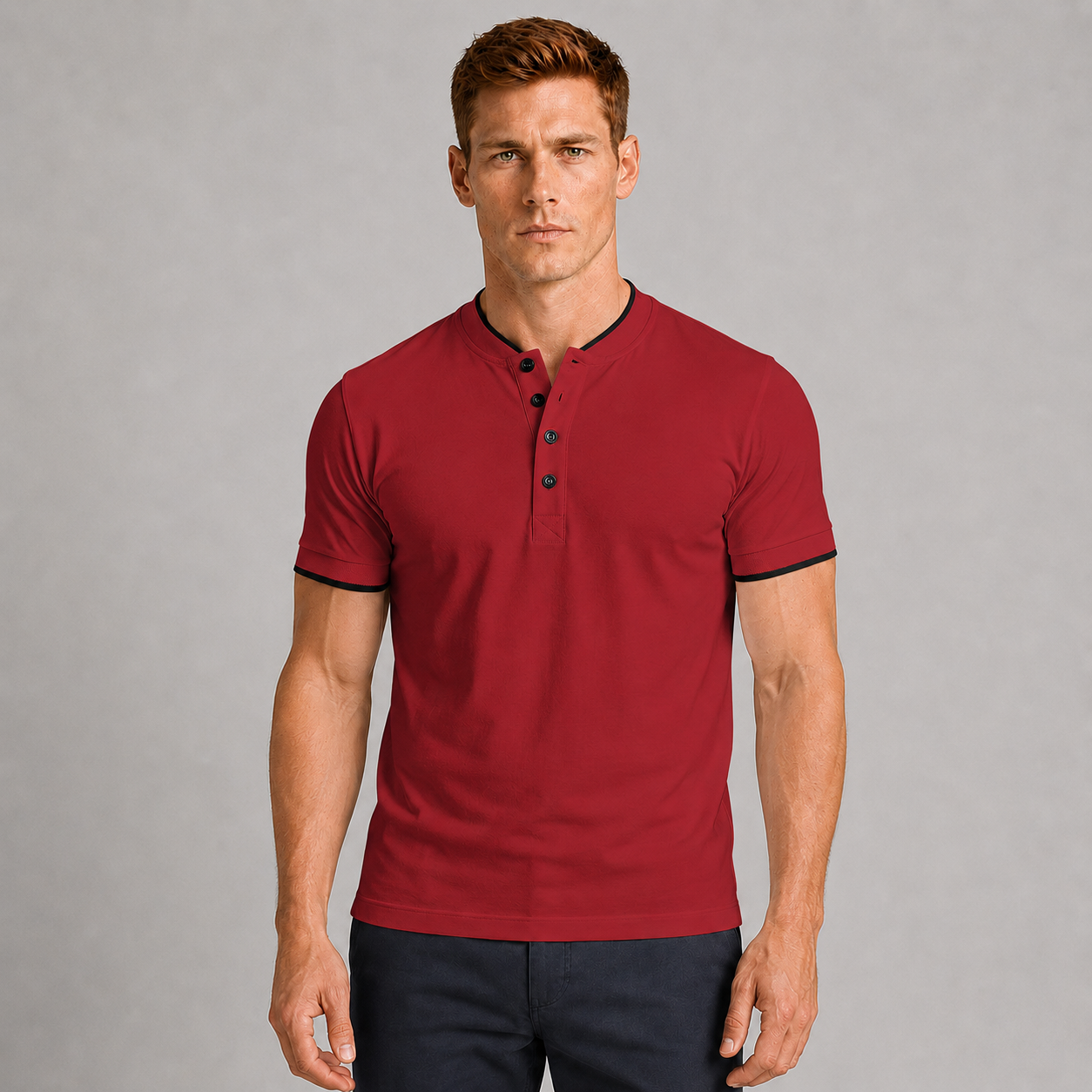 Men's Everyday Striped Polo Shirt
