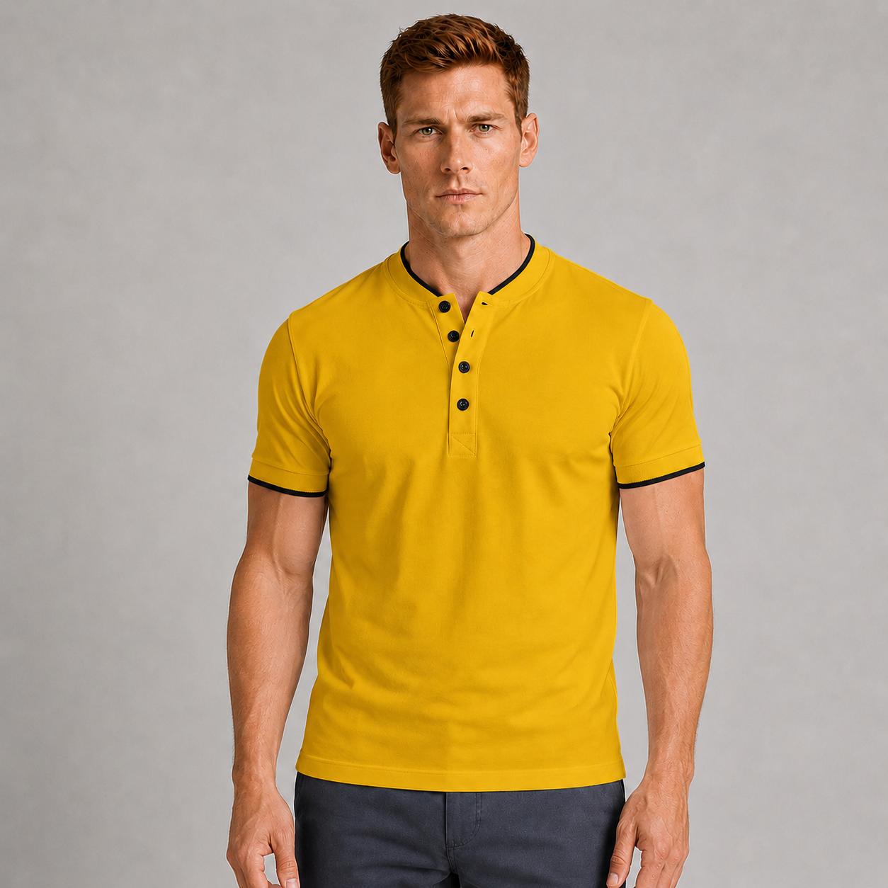 Men's Everyday Striped Polo Shirt