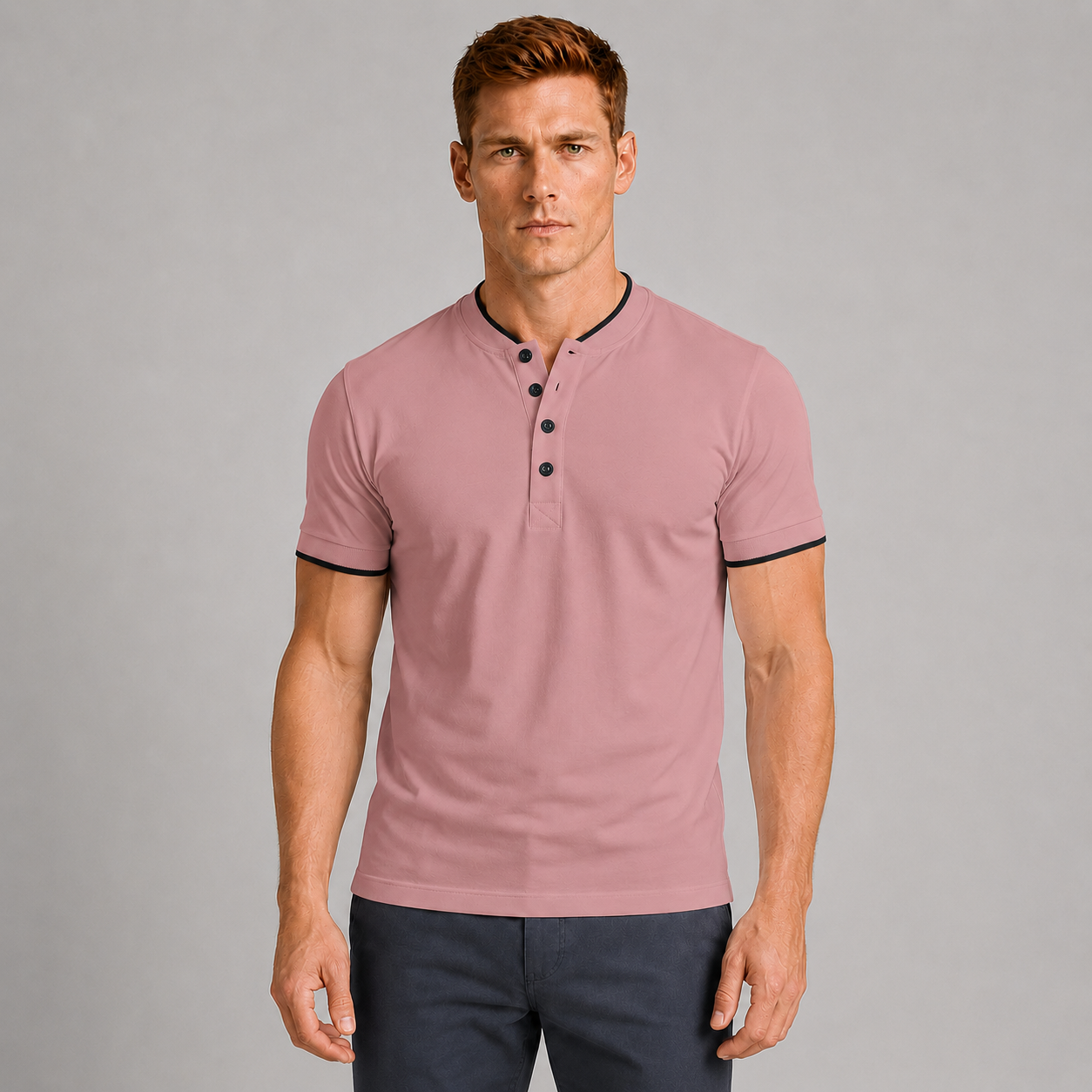 Men's Everyday Striped Polo Shirt