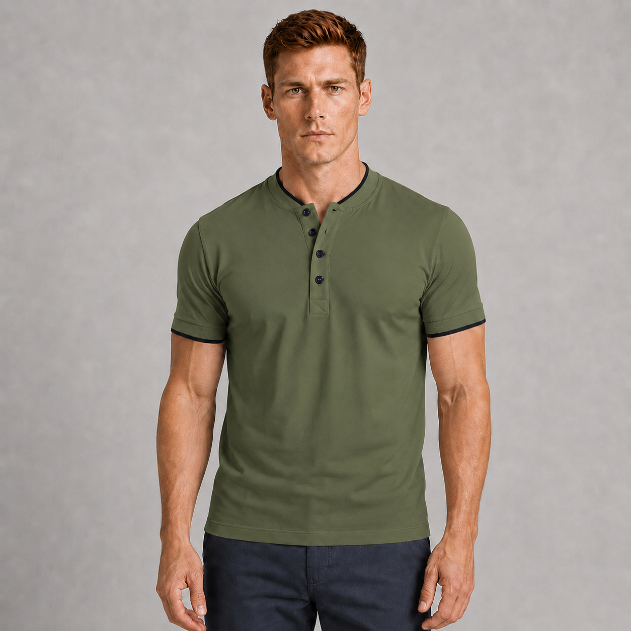 Men's Everyday Striped Polo Shirt