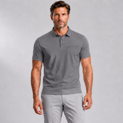 Men's Performance Zip Polo