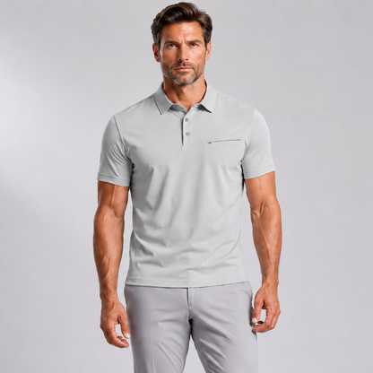 Men's Performance Zip Polo