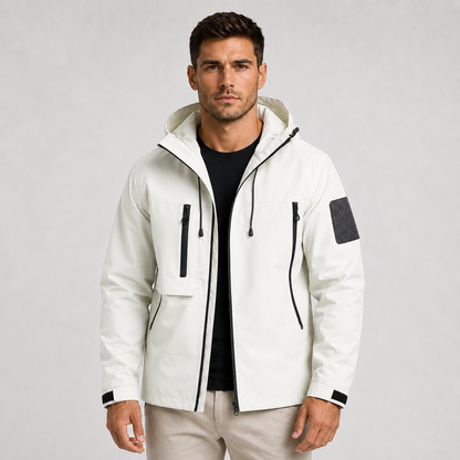 Men's Lightweight Hooded Windbreaker