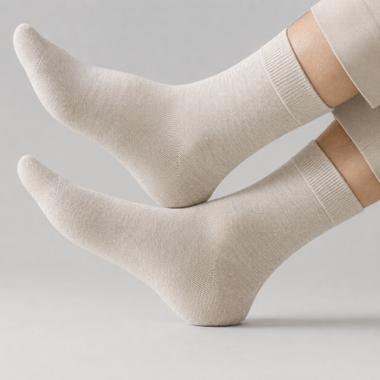Men's Pure Cotton Mid-Calf Sock
