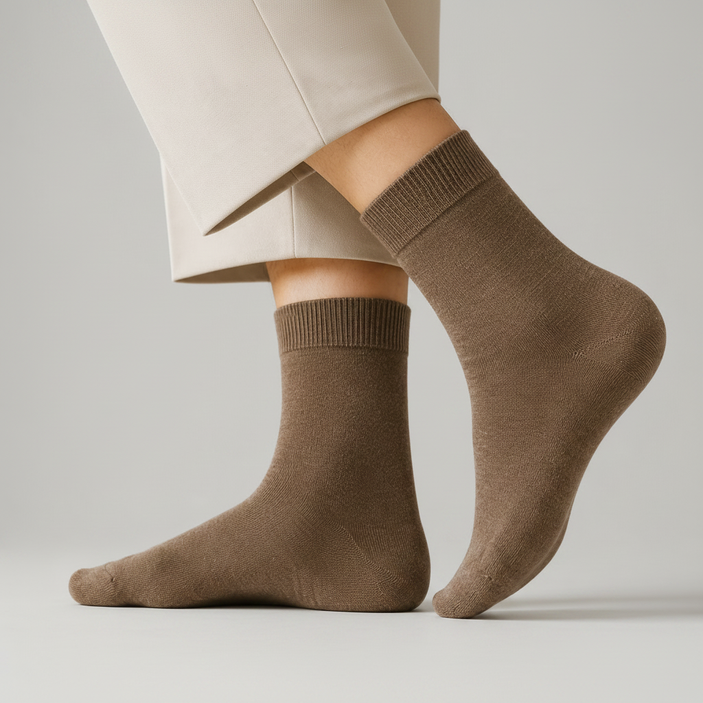 Men's Pure Cotton Mid-Calf Sock
