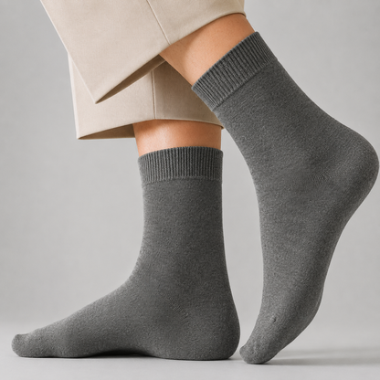 Men's Pure Cotton Mid-Calf Sock