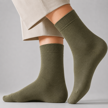 Men's Pure Cotton Mid-Calf Sock